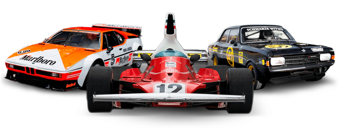 Niki-Lauda-fahrzeuge-bmw-m1-procar-ferrari-312t-opel-rekord-c